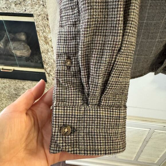 Vintage Sir Pendleton Worsted Wool Plaid Men’s Button Down Shirt XL - Picture 3 of 6